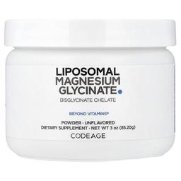 Codeage, 리포소말 마그네슘 글리시네이트 분말, 무맛, 85.2g(3oz)