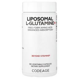 Codeage, 리포소말 L-글루타민+, 베지 캡슐 180정(캡슐 1정당 500mg)