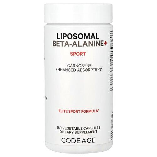 Codeage, 리포소말 베타-알라닌+, Centurion, CarnoSyn, 흡수율 강화, 캡슐 180정(캡슐 1정당 533mg) 상품 이미지