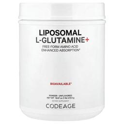Codeage, 리포소말 L-글루타민+ 분말, 무맛, 472.5g(16.67oz)
