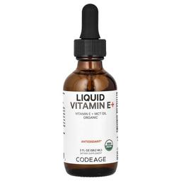 Codeage, 액상 비타민E+, 무맛, 59.2ml(2fl oz)