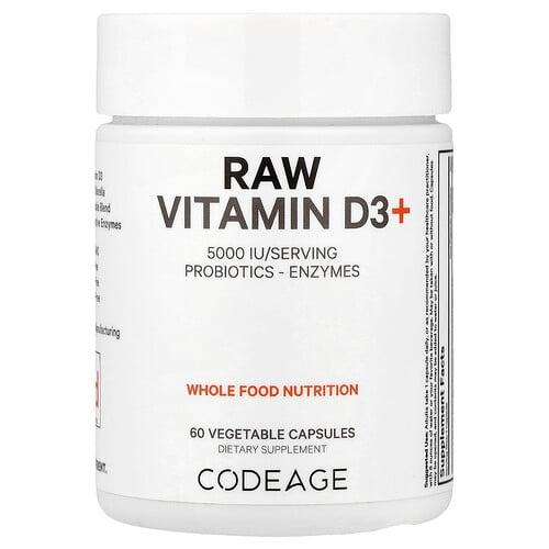 Codeage, 무가공 비타민D3+, 베지 캡슐 60정 상품 이미지