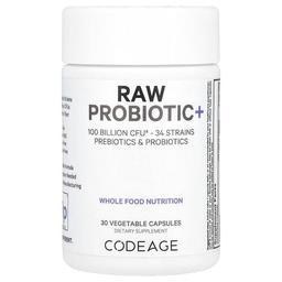 Codeage, 무가공 프로바이오틱+, 1,000억CFU, 베지 캡슐 30정