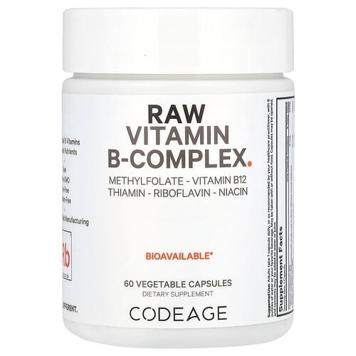 Codeage, 무가공 비타민B-복합체, 베지 캡슐 60정 상세 이미지