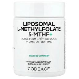 Codeage, 리포소말 l-메틸엽산 5-MTHF+, 베지 캡슐 60정