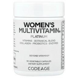 Codeage, 여성용 종합비타민, 플래티넘, 베지 캡슐 90정