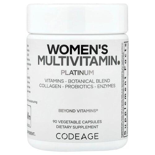 Codeage, 여성용 종합비타민, 플래티넘, 베지 캡슐 90정 상품 이미지