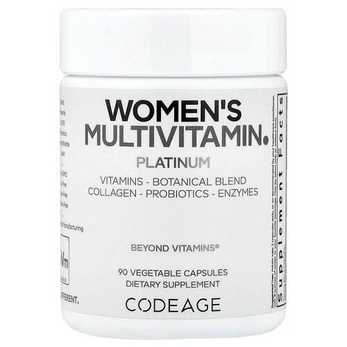 Codeage, 여성용 종합비타민, 플래티넘, 베지 캡슐 90정 상세 이미지