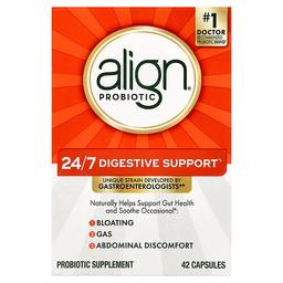 얼라인 프로바이오틱스 Align Probiotics, 24/7 소화 지원, 캡슐 42정(캡슐당 10mg)