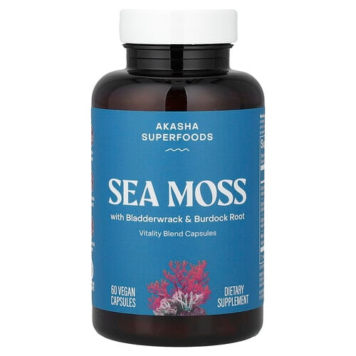 Akasha Superfoods, 바다 이끼, 베지 캡슐 60정 상세 이미지
