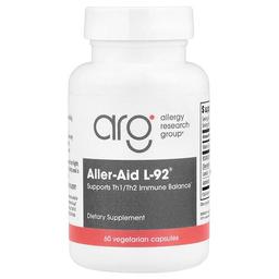 알러지 리서치 그룹 Allergy Research Group, Aller-Aid L-92®, 베지 캡슐 60정