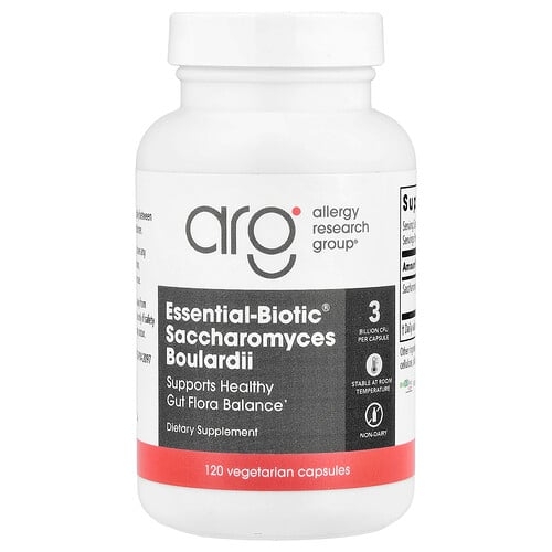 알러지 리서치 그룹 Allergy Research Group, Essential-Biotic®, 사카로미세스 보울라디, 베지 캡슐 120정(캡슐 1정당 150mg) 상세 이미지