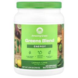 어메이징 그라스 Amazing Grass, Green Superfood, 에너지, 레몬 라임, 700g(24.7oz)