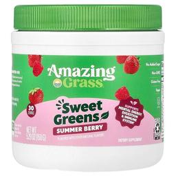 어메이징 그라스 Amazing Grass, 스위트 그린, 섬머 베리, 150g(5.29oz)