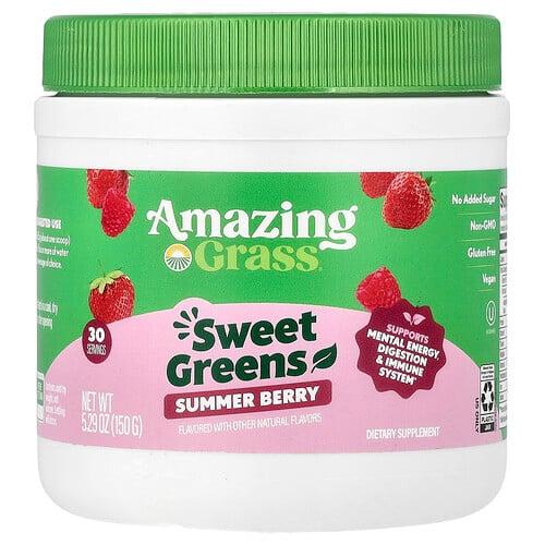 어메이징 그라스 Amazing Grass, 스위트 그린, 섬머 베리, 150g(5.29oz) 상품 이미지