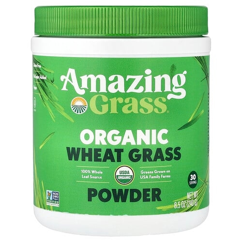 어메이징 그라스 Amazing Grass, 유기농 밀싹 분말, 240g(8.5oz) 상세 이미지