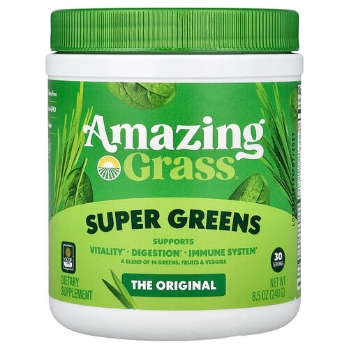 어메이징 그라스 Amazing Grass, 슈퍼 그린, 240g(8.5oz) 상세 이미지