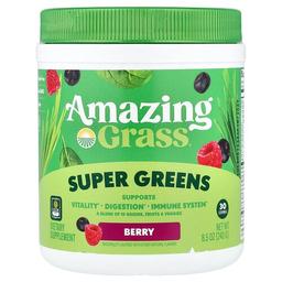 어메이징 그라스 Amazing Grass, 슈퍼 그린스, 베리, 240g(8.5oz)