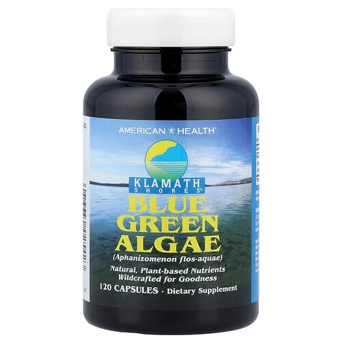 어메리칸 헬스 American Health, Klamath Shores®, 남조류 함유, 캡슐 120정(캡슐 1정당 500mg) 상세 이미지