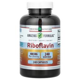 Amazing Nutrition, 리보플라빈, 400mg, 캡슐 240정