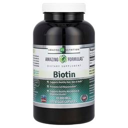 Amazing Nutrition, 비오틴, 10,000mcg, 베지 캡슐 400정