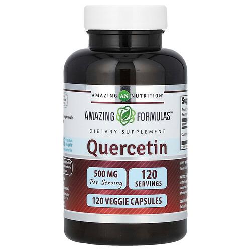Amazing Nutrition, 퀘르세틴, 500mg, 베지 캡슐 120정 상품 이미지