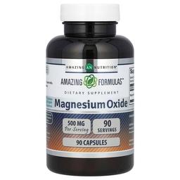 Amazing Nutrition, 산화 마그네슘, 500mg, 캡슐 90정
