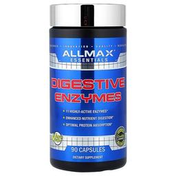 올맥스 ALLMAX, 에센셜, 소화 효소, 캡슐 90정
