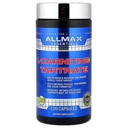 올맥스 ALLMAX, 필수 성분, l-카르니틴 + 타르타르산염, 캡슐 120정