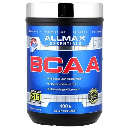 올맥스 ALLMAX, 필수 영양소, BCAA, 400g(14.11oz) 상품 이미지