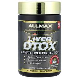 올맥스 ALLMAX, Liver D-Tox™, 최고의 간 보호, 캡슐 42정