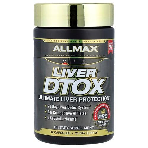 올맥스 ALLMAX, Liver D-Tox™, 최고의 간 보호, 캡슐 42정 상품 이미지