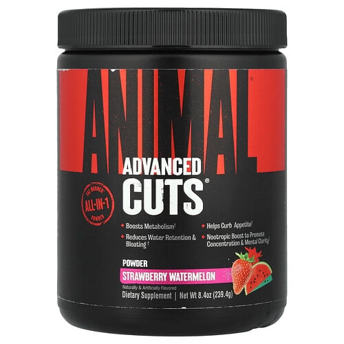 애니멀 Animal, Advanced Cuts® 분말, 딸기 수박, 239.4g(8.4oz) 상세 이미지