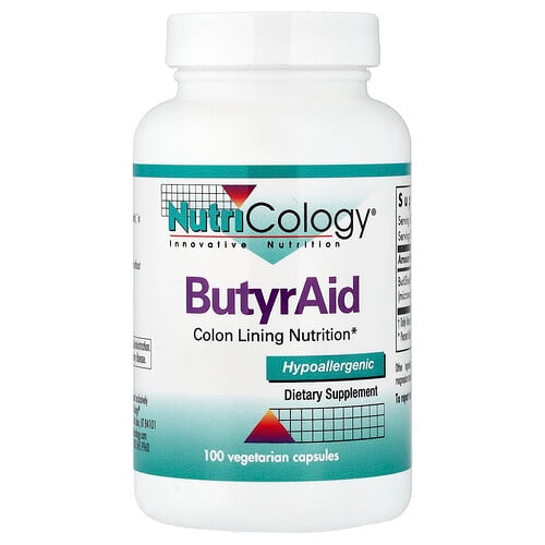 뉴트리콜로지 Nutricology, ButyrAid, 베지 캡슐 100정 상세 이미지