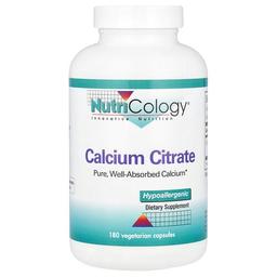 뉴트리콜로지 Nutricology, 구연산 칼슘, 150mg, 베지 캡슐 180정