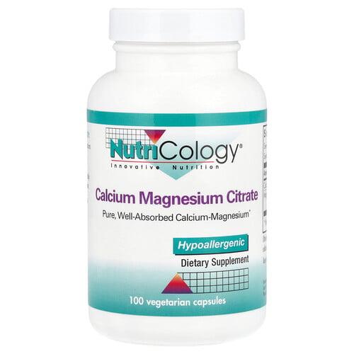 뉴트리콜로지 Nutricology, 칼슘 마그네슘 시트레이트, 베지 캡슐 100정 상품 이미지
