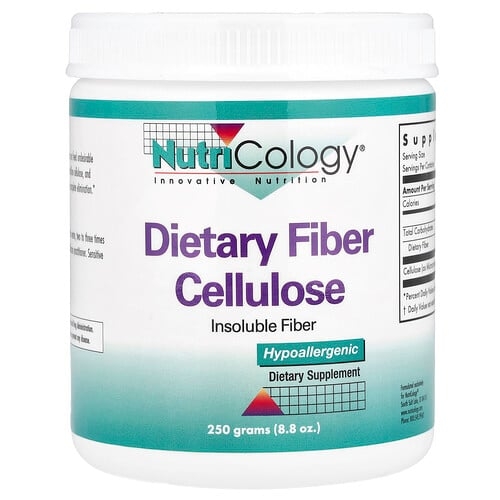 뉴트리콜로지 Nutricology, 식이섬유 셀룰로오스, 250g(8.8oz) 상세 이미지