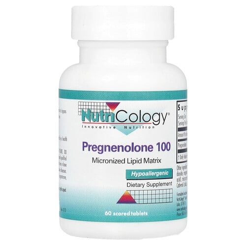 뉴트리콜로지 Nutricology, 프레그네놀론 100, 60 스코어드 정제 상세 이미지