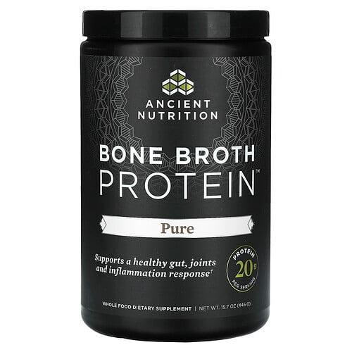 닥터 엑스/엔시언트 뉴트리션 Ancient Nutrition, 뼈 육수 단백질, 퓨어, 446g(15.7oz) 상품 이미지