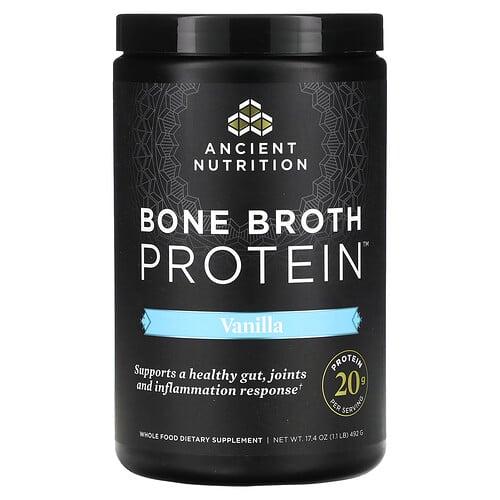 닥터 엑스/엔시언트 뉴트리션 Ancient Nutrition, 소뼈 육수 단백질, 바닐라 맛, 492g(1.1lb) 상품 이미지