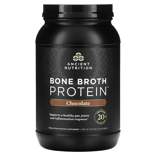 닥터 엑스/엔시언트 뉴트리션 Ancient Nutrition, 소뼈 육수 단백질, 초콜릿 맛, 1,008g(2.2lb) 상세 이미지