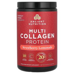 닥터 엑스/엔시언트 뉴트리션 Ancient Nutrition, 종합 콜라겐 단백질, 딸기 레모네이드, 535.5g(1.18lbs)
