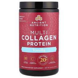 닥터 엑스/엔시언트 뉴트리션 Ancient Nutrition, 멀티 콜라겐 단백질, 바닐라, 252g(8.9oz)
