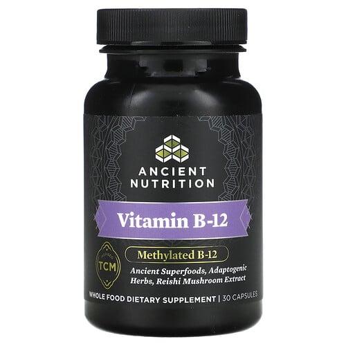 닥터 엑스/엔시언트 뉴트리션 Ancient Nutrition, 비타민B-12, 캡슐 30정 상품 이미지