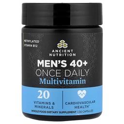닥터 엑스/엔시언트 뉴트리션 Ancient Nutrition, 만 40세 이상 남성용 종합비타민, 캡슐 30정