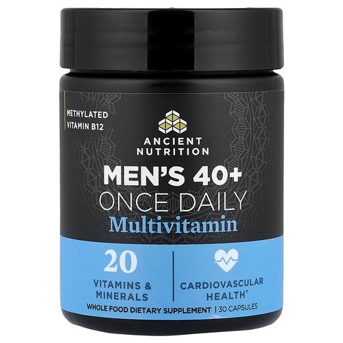 닥터 엑스/엔시언트 뉴트리션 Ancient Nutrition, 만 40세 이상 남성용 종합비타민, 캡슐 30정 상세 이미지