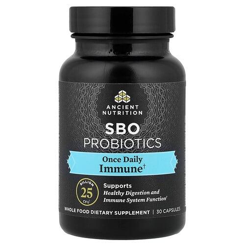 닥터 엑스/엔시언트 뉴트리션 Ancient Nutrition, SBO 프로바이오틱, 하루 1회, 이뮨, 250억CFU, 캡슐 30정 상품 이미지