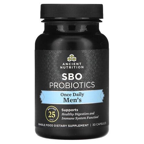닥터 엑스/엔시언트 뉴트리션 Ancient Nutrition, 남성용, SBO 프로바이오틱, 250억CFU, 캡슐 30정 상품 이미지