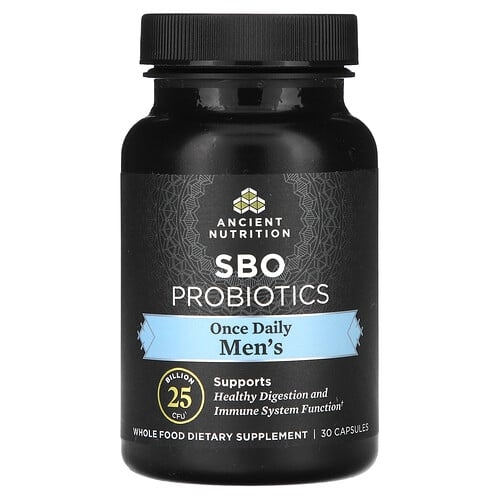 닥터 엑스/엔시언트 뉴트리션 Ancient Nutrition, 남성용, SBO 프로바이오틱, 250억CFU, 캡슐 30정 상세 이미지