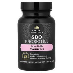 닥터 엑스/엔시언트 뉴트리션 Ancient Nutrition, SBO 프로바이오틱, 하루 1회 여성용, 250억CFU, 캡슐 30정